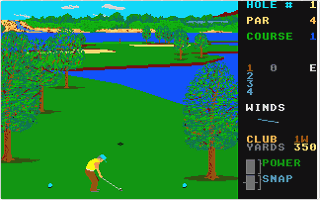 Leader Board Pro Golf Simulator - Tournament Disk I — screenshot 1
