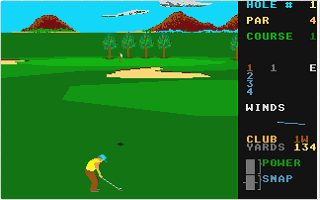 World Class Leader Board atari screenshot