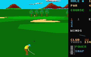 Leader Board Birdie atari screenshot