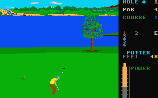 Leader Board Birdie atari screenshot