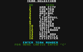 League Challenge atari screenshot