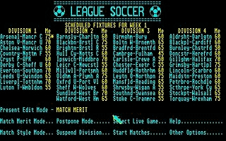 League Soccer atari screenshot