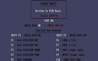League Tables — screenshot 1