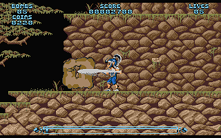 Leander atari screenshot