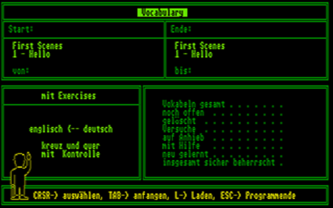Learning English 1 - Green Line atari screenshot