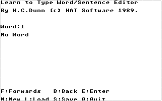 Learning to Type atari screenshot