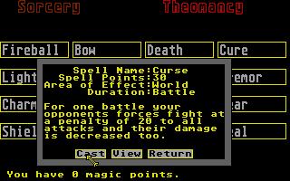 Legend atari screenshot