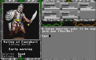 Legend of Faerghail atari screenshot