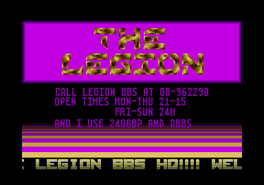 Legion BBS HQ — screenshot 1