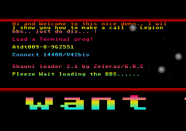 Legion BBS HQ Demo III — screenshot 1