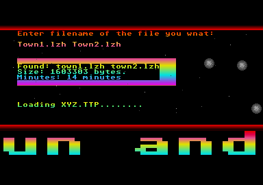 Legion BBS HQ Demo III atari screenshot