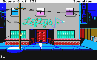 Leisure Suit Larry I - In the Land of the Lounge Lizards atari screenshot