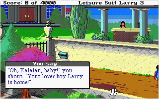 Leisure Suit Larry III - Passionate Patti in Pursuit of the Pulsating Pectorals! atari screenshot