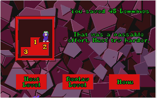 Lemmings II - The Tribes atari screenshot