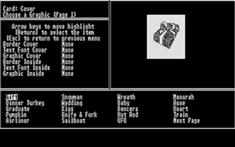Let's Make Greeting Cards atari screenshot