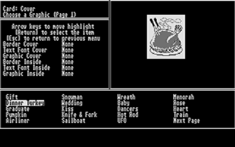 Let's Make Greeting Cards atari screenshot