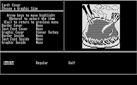 Let's Make Greeting Cards atari screenshot