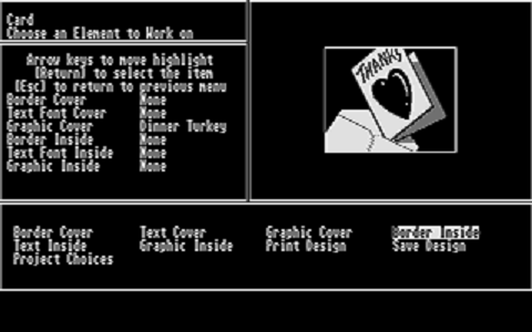 Let's Make Greeting Cards atari screenshot
