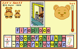 Let's Spell at Home atari screenshot