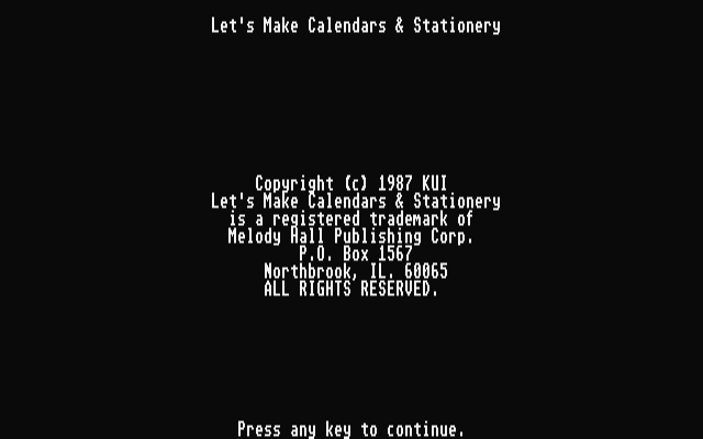 Let's Make Caldendars & Stationery — screenshot 1