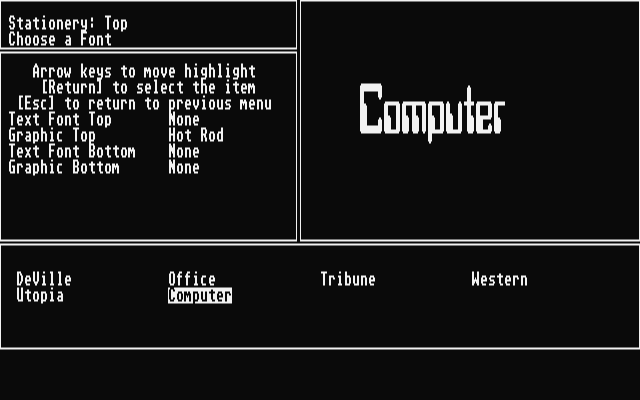 Let's Make Caldendars & Stationery atari screenshot