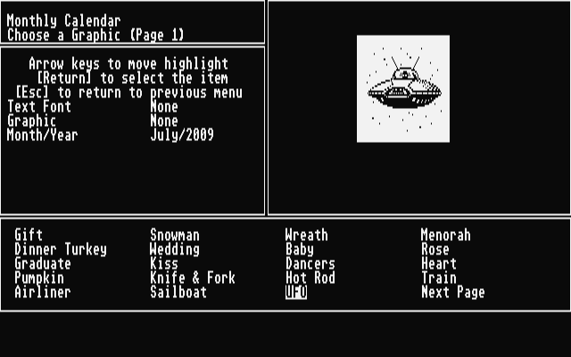 Let's Make Caldendars & Stationery atari screenshot