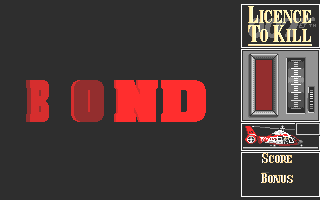 Licence to Kill atari screenshot