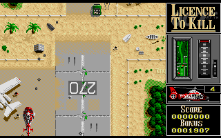 Licence to Kill atari screenshot