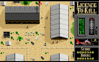 Licence to Kill atari screenshot