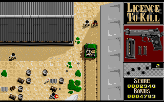 Licence to Kill atari screenshot