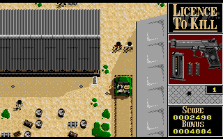 Licence to Kill atari screenshot