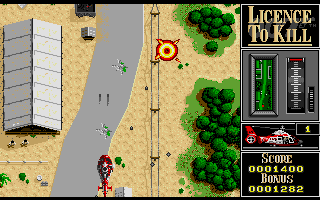 Licence to Kill atari screenshot