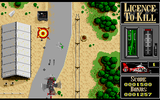 Licence to Kill atari screenshot