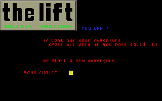 Lift (The) atari screenshot