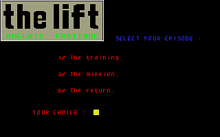 Lift (The) atari screenshot