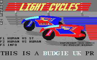 Light Cycles atari screenshot