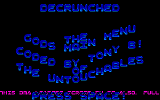Light Speed Demo (The) atari screenshot
