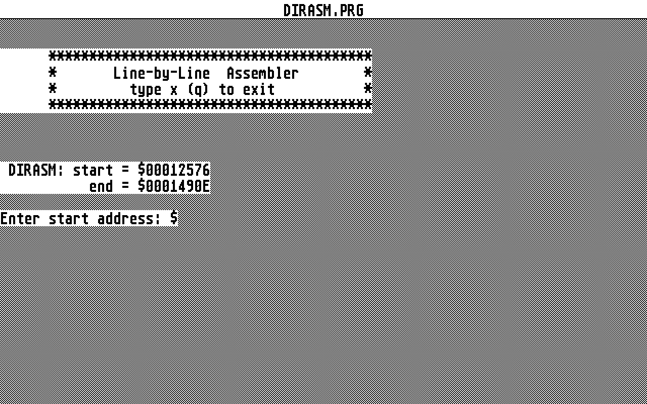 Line-by-line Assembler