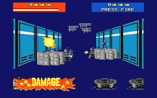 Line of Fire atari screenshot