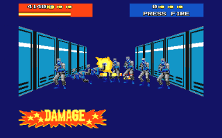 Line of Fire atari screenshot