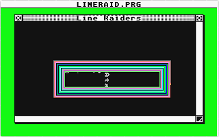 Line Raiders atari screenshot