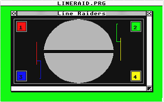 Line Raiders atari screenshot