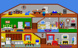 Little Computer People atari screenshot