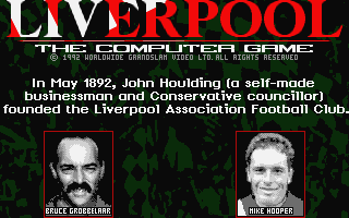 Liverpool - The Computer Game atari screenshot