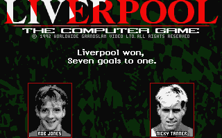 Liverpool - The Computer Game atari screenshot