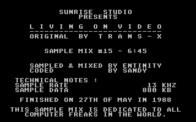 Living on Video — screenshot 1