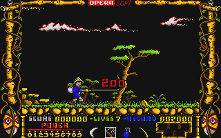 Livingstone II atari screenshot