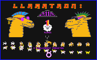 Llamatron atari screenshot