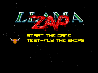 Llamazap atari screenshot