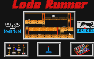 Lode Runner atari screenshot